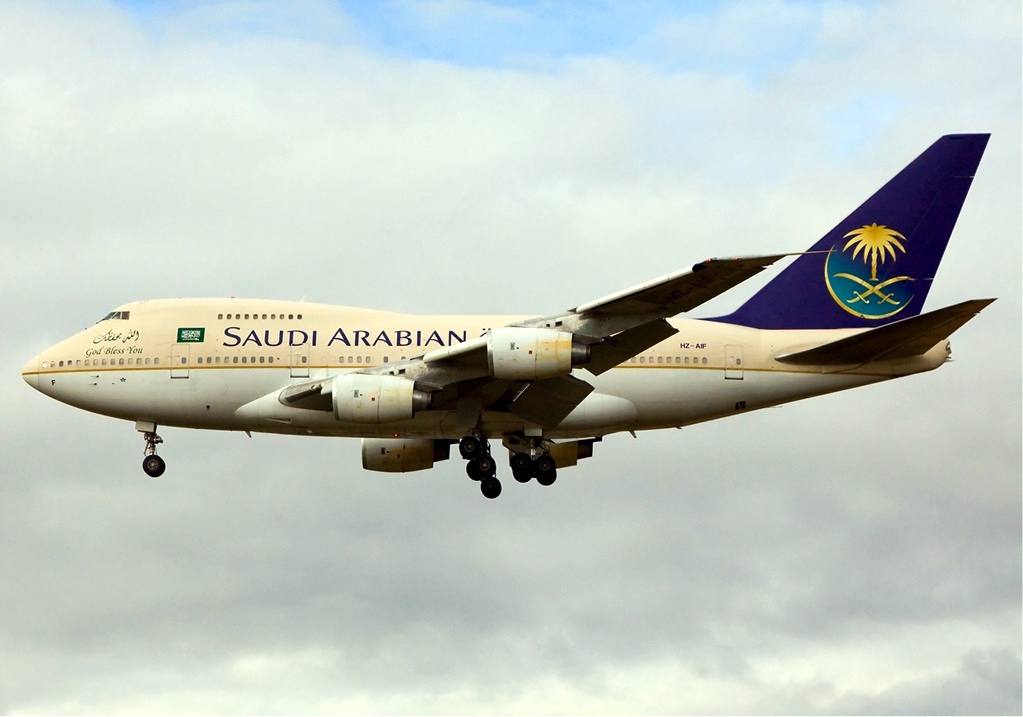 طائرة بوينج 747SP تابعة للخطوط الجوية السعودية