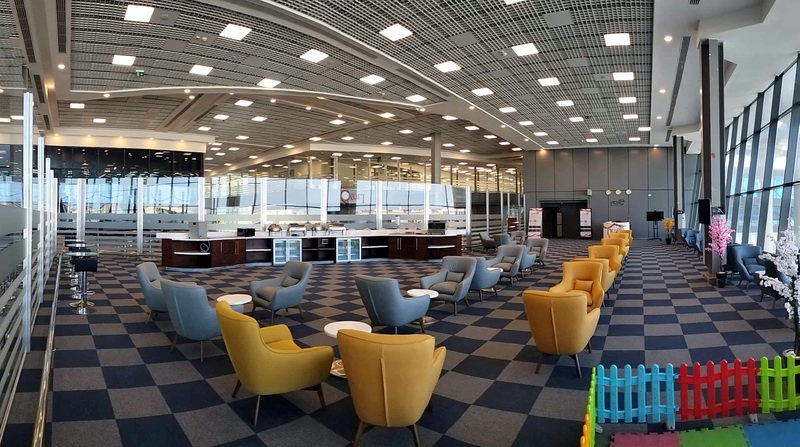 صالة الركاب في مطار سفنكس الدولي