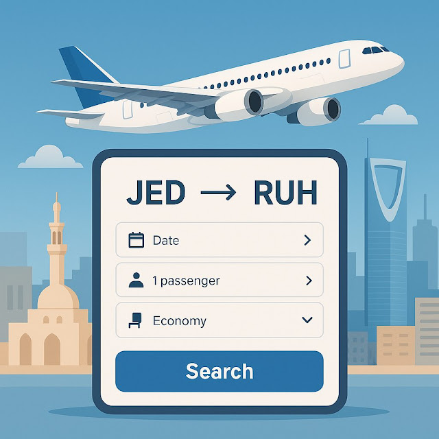 حجز طيران من جده الى الرياض