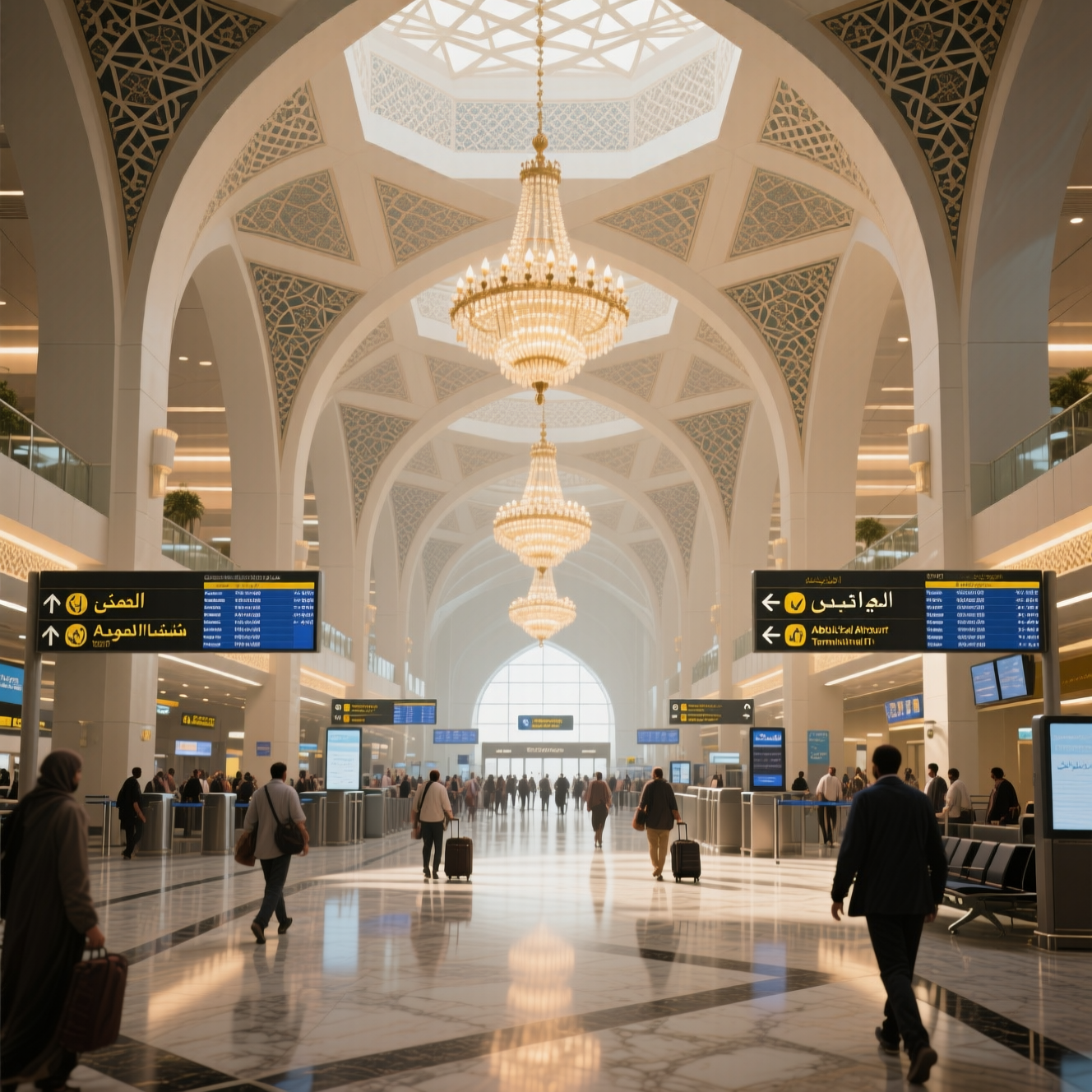 مطار الملك عبدالعزيز صالة ١ واحد