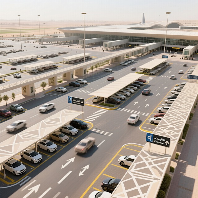 مواقف مطار الملك خالد بالرياض