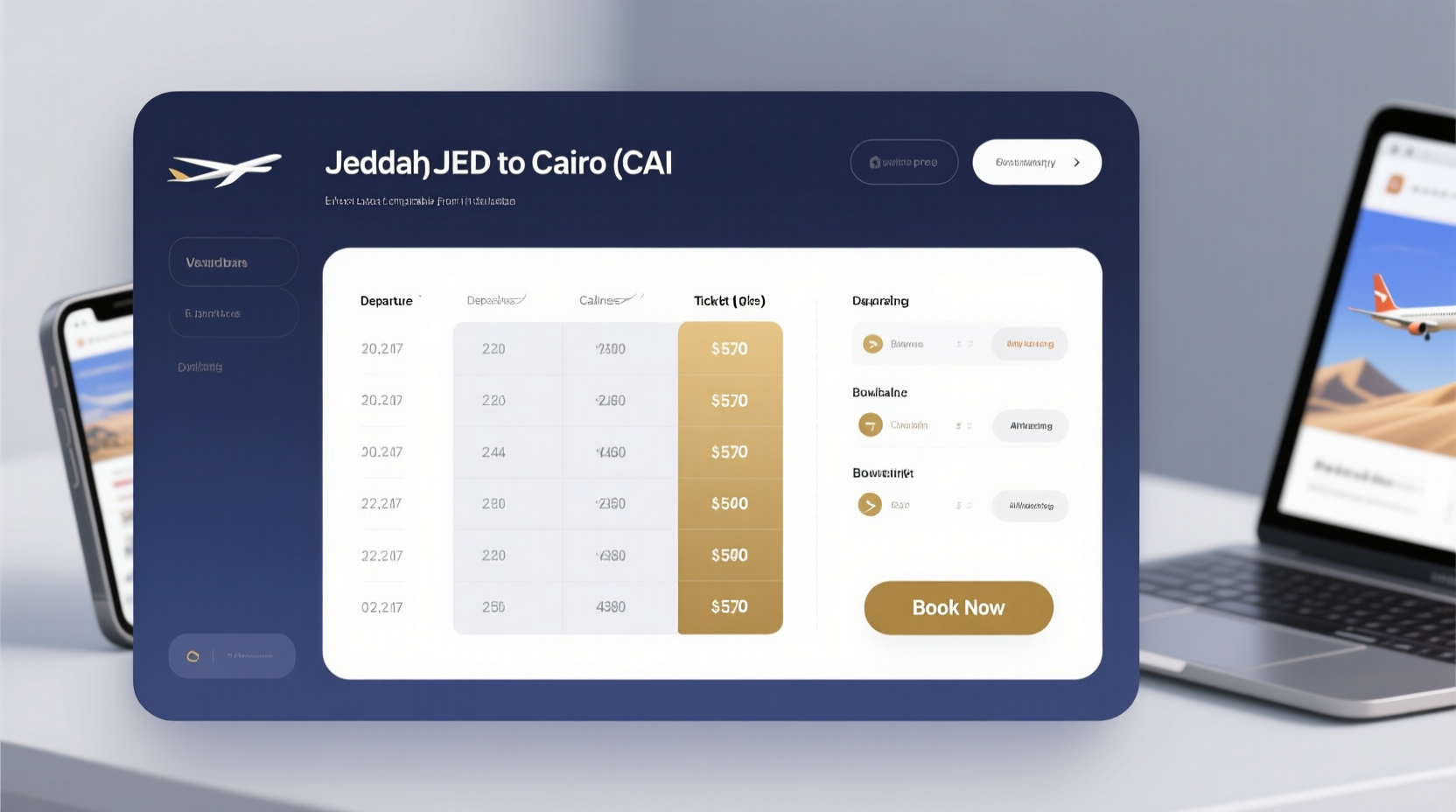 أقل أسعار تذاكر طيران من جدة إلى القاهرة