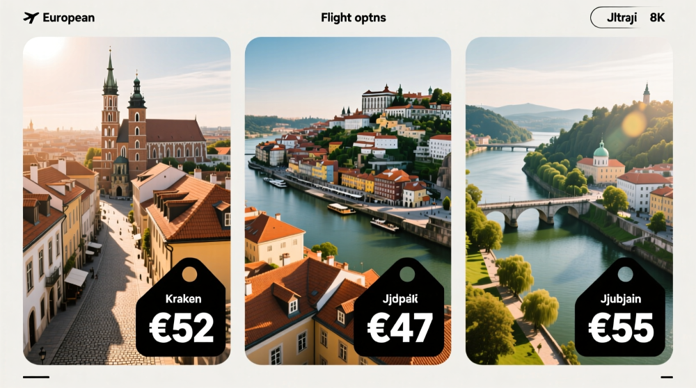 وجهات أرخص تذاكر طيران في أوروبا