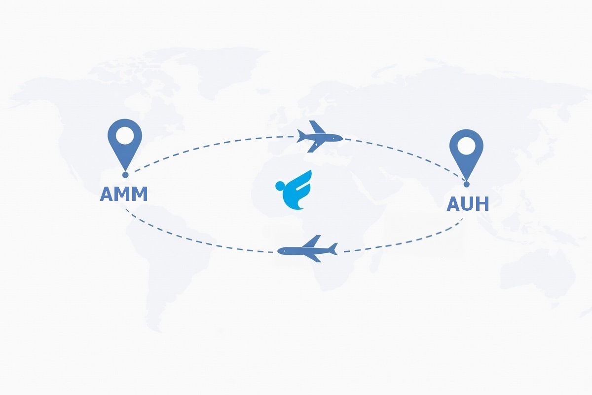 رحلات طيران رخيصة بين عمان وأبوظبي ذهاب وعودة