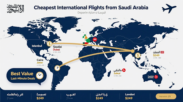 ارخص طيران دولي من السعودية