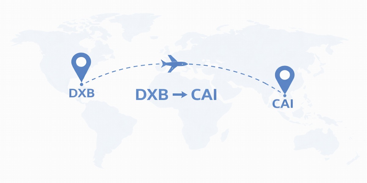 ارخص رحلات طيران من دبي الى القاهرة