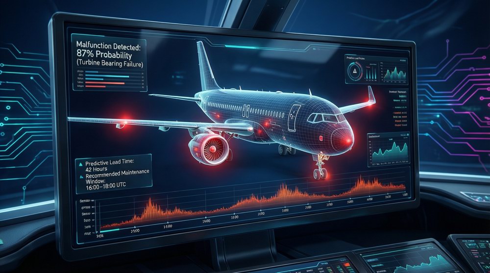 حساسات تتنبأ بأعطال الطائرات قبل حدوثها