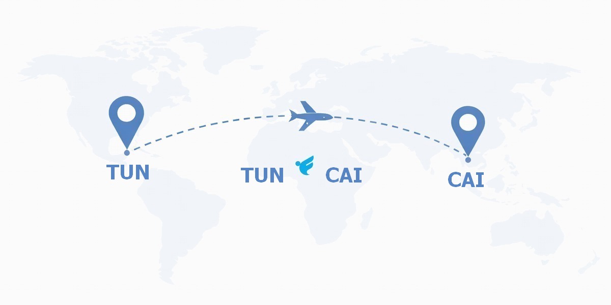 ارخص رحلات طيران من تونس الى القاهرة