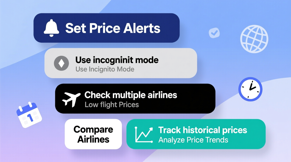 أسرع طرق لتتبع انخفاض أسعار تذاكر الطيران