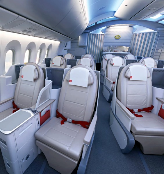 درجة رجال الاعمال طيران الاردن