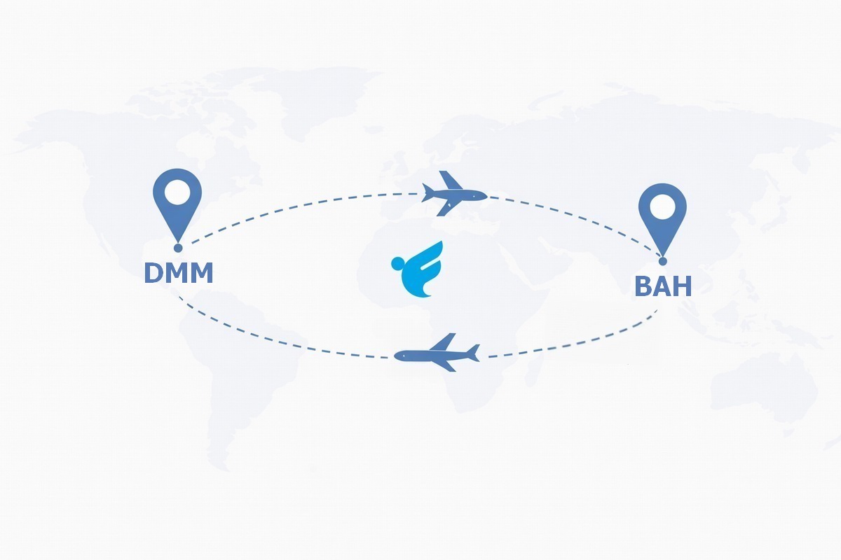 رحلات طيران رخيصة بين الدمام والمنامة ذهاب وعودة
