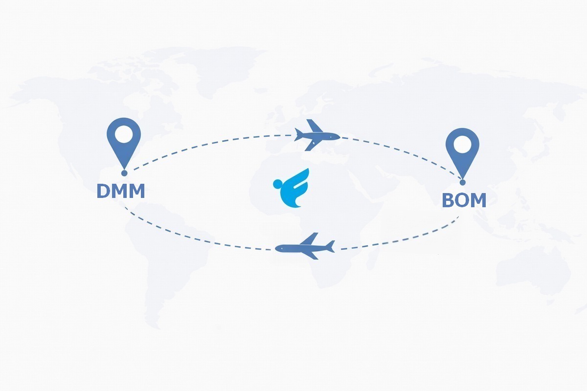 رحلات طيران رخيصة بين الدمام ومومباي ذهاب وعودة