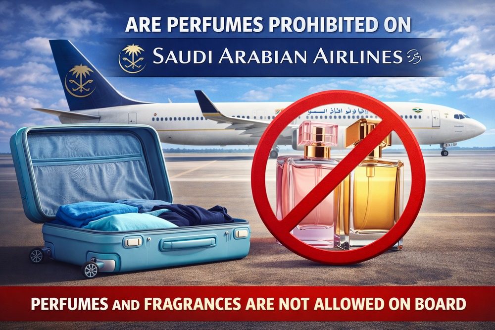 هل العطور ممنوعة على الطائرة السعودية